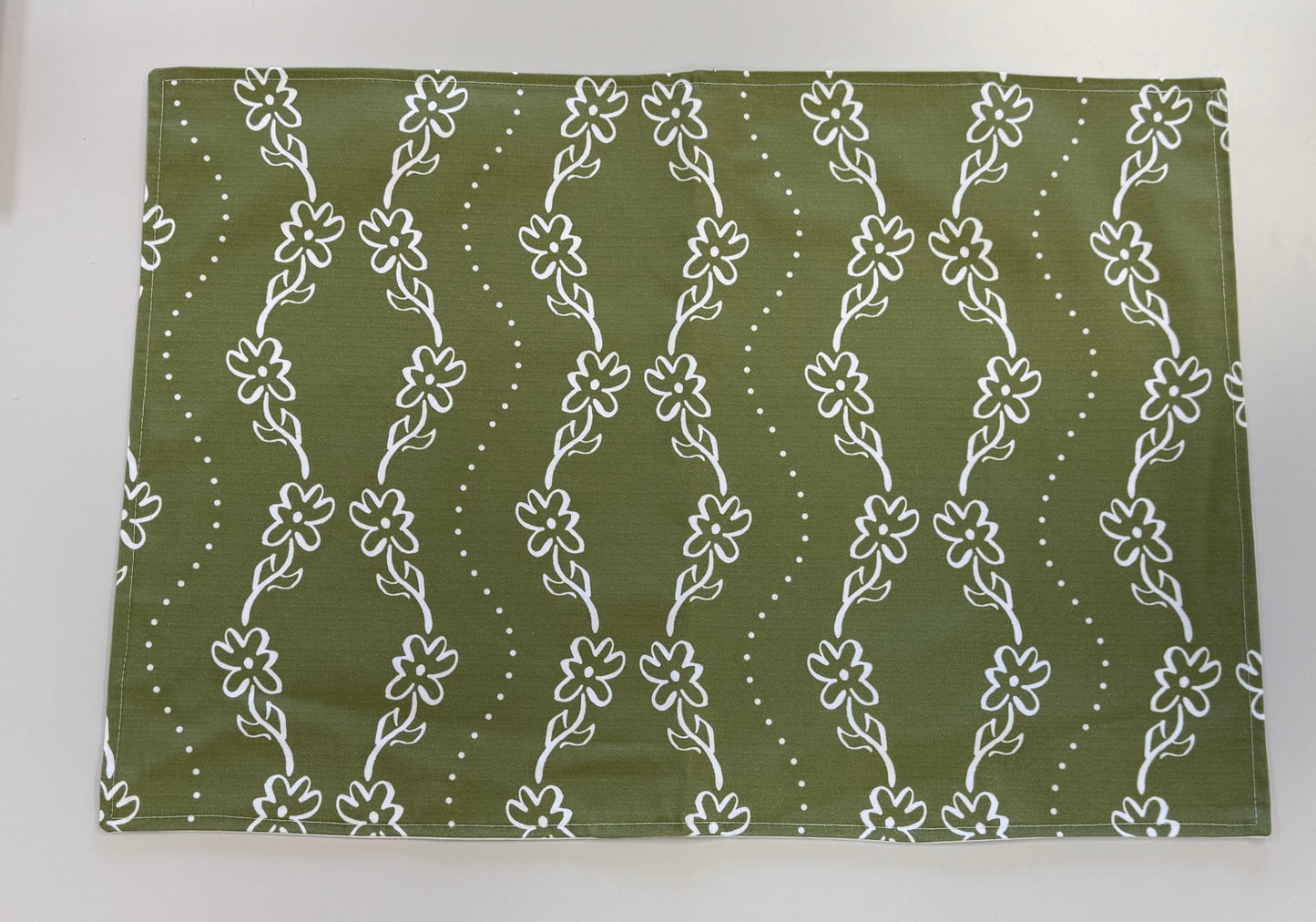 Placemat in Jardim do Mar Green - Britt's Funky Stitch x Ceae Shop