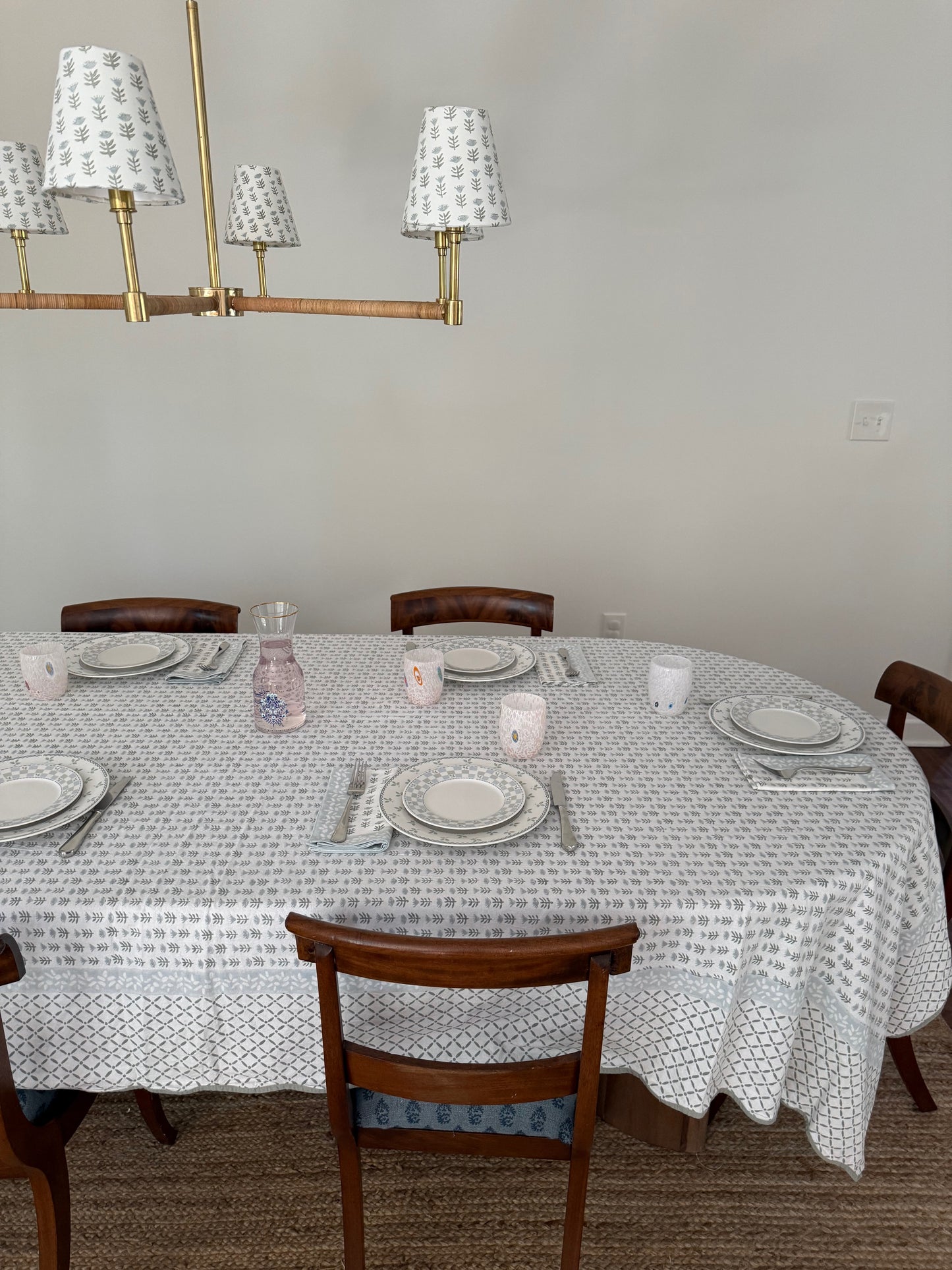 Claire Tablecloth in Serene