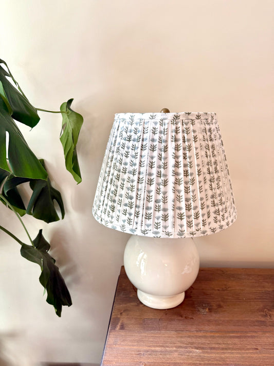 Hand Pleated Claire Serene Lamp Shade