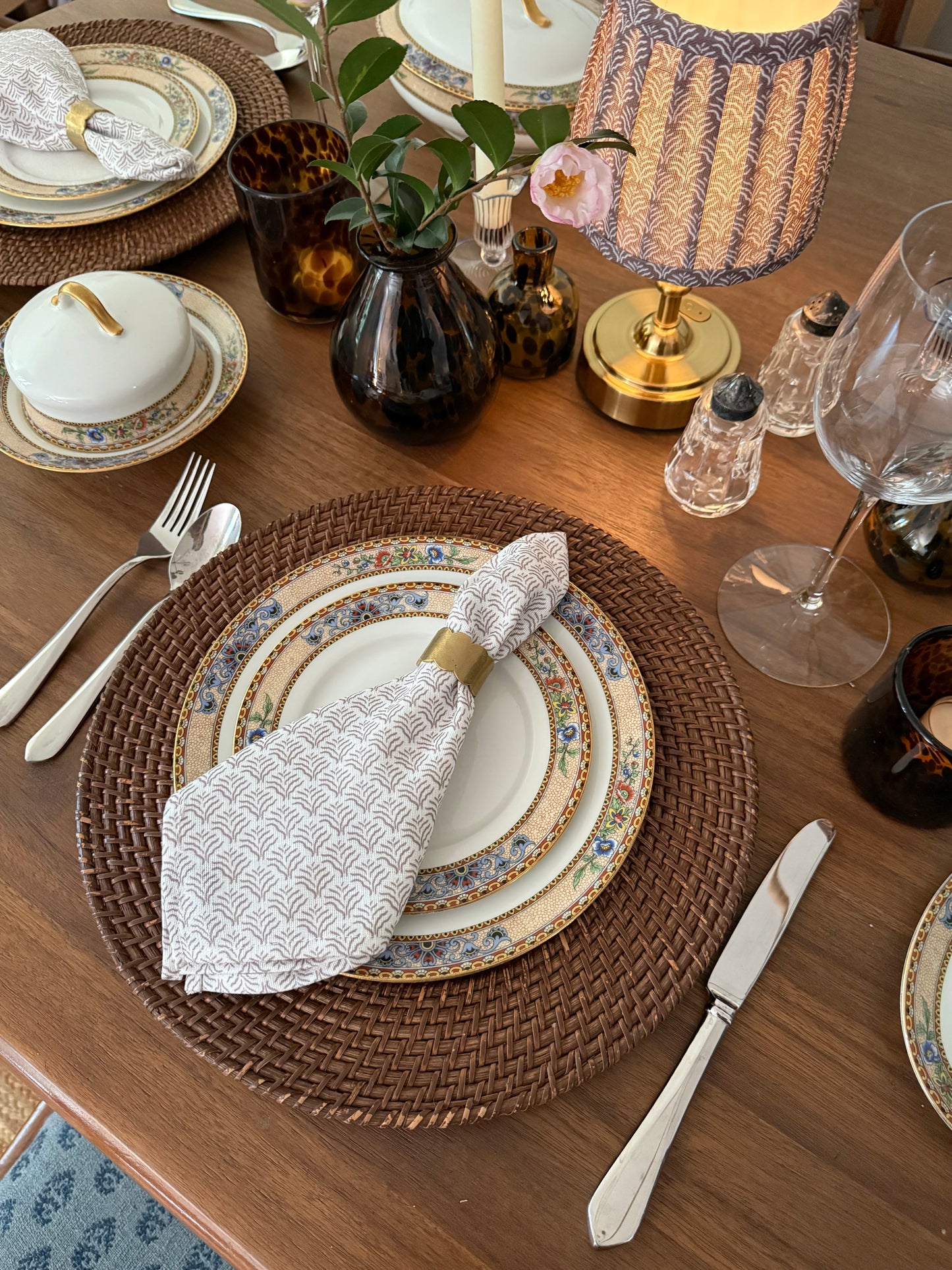 Dinner Napkins - Petite Lottie Coconut