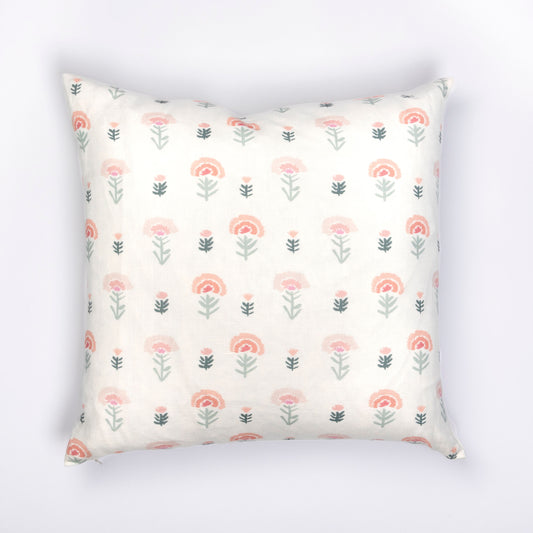 20x20" Pillow in Ellie, Coral