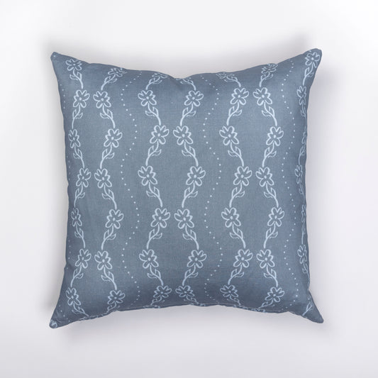 20x20" Pillow in Jardim do Mar, Denim