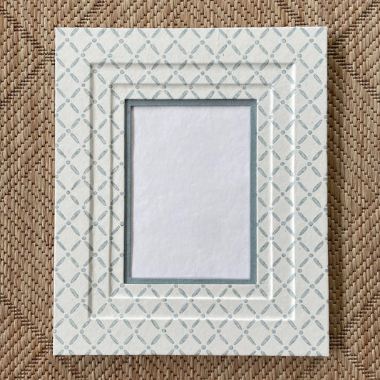 Block Printed Picture Frame in Croix