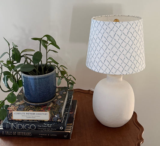 Small Empire Lampshade in Croix - 10 inch