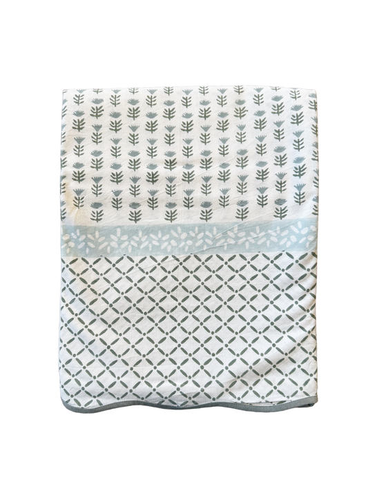 Claire Tablecloth in Serene