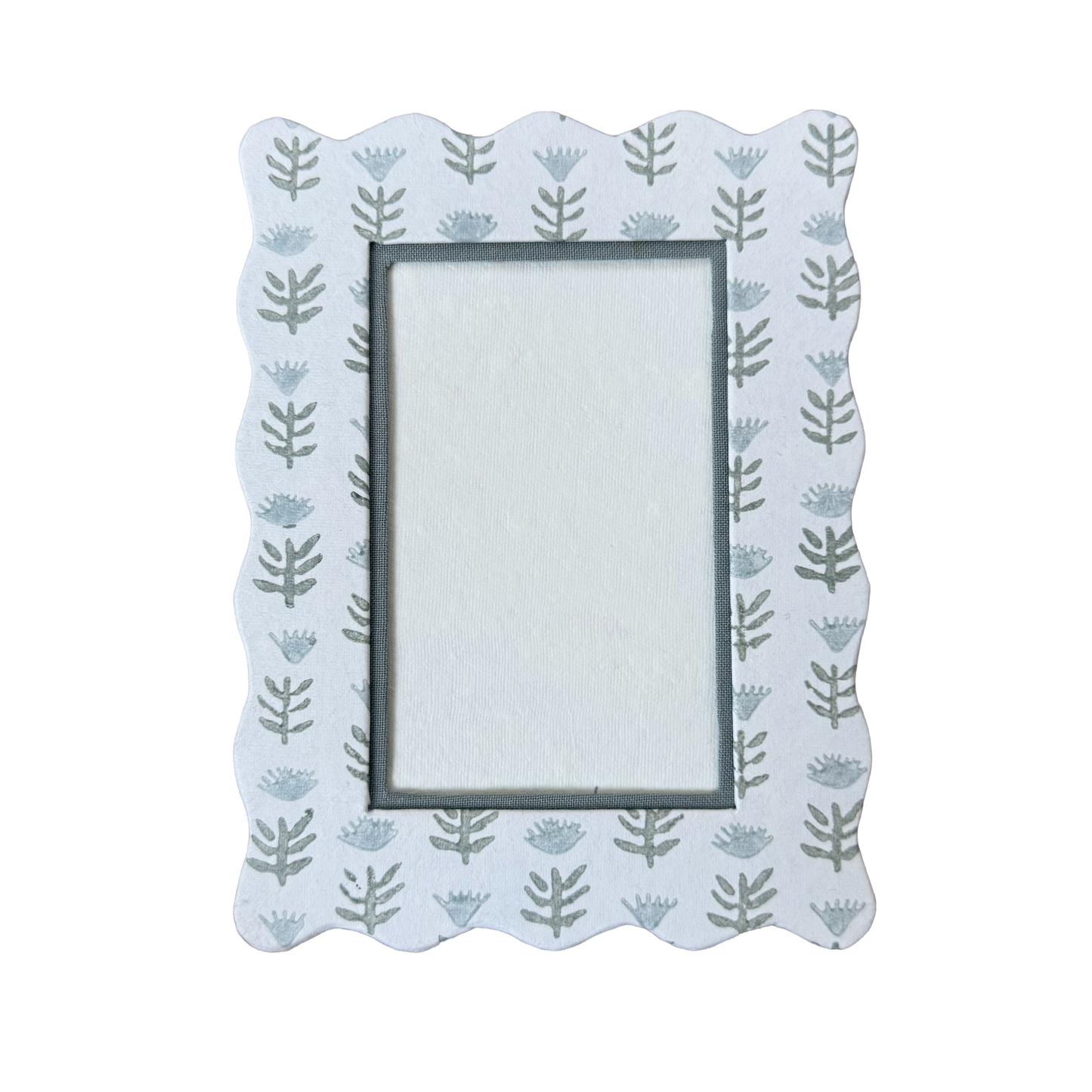 4x6 Block Printed Frame - Claire Serene