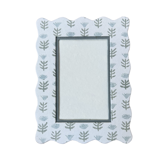 4x6 Block Printed Frame - Claire Serene