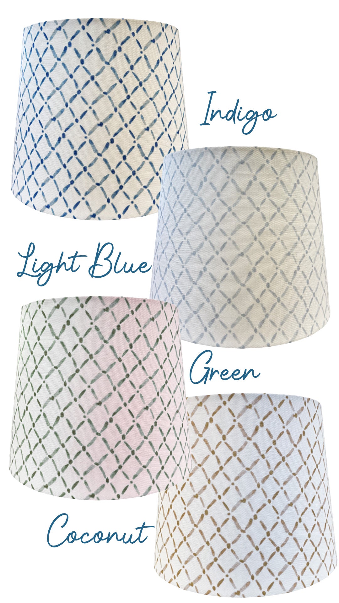 Small Empire Lampshade in Croix